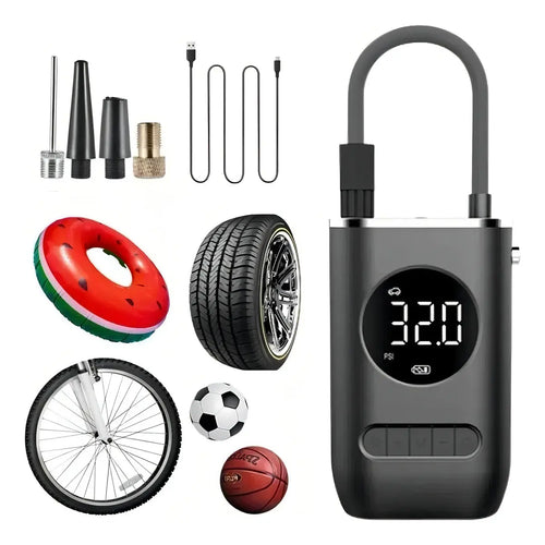 Inflador de llantas Portable Compresor Carro - Moto - Balon