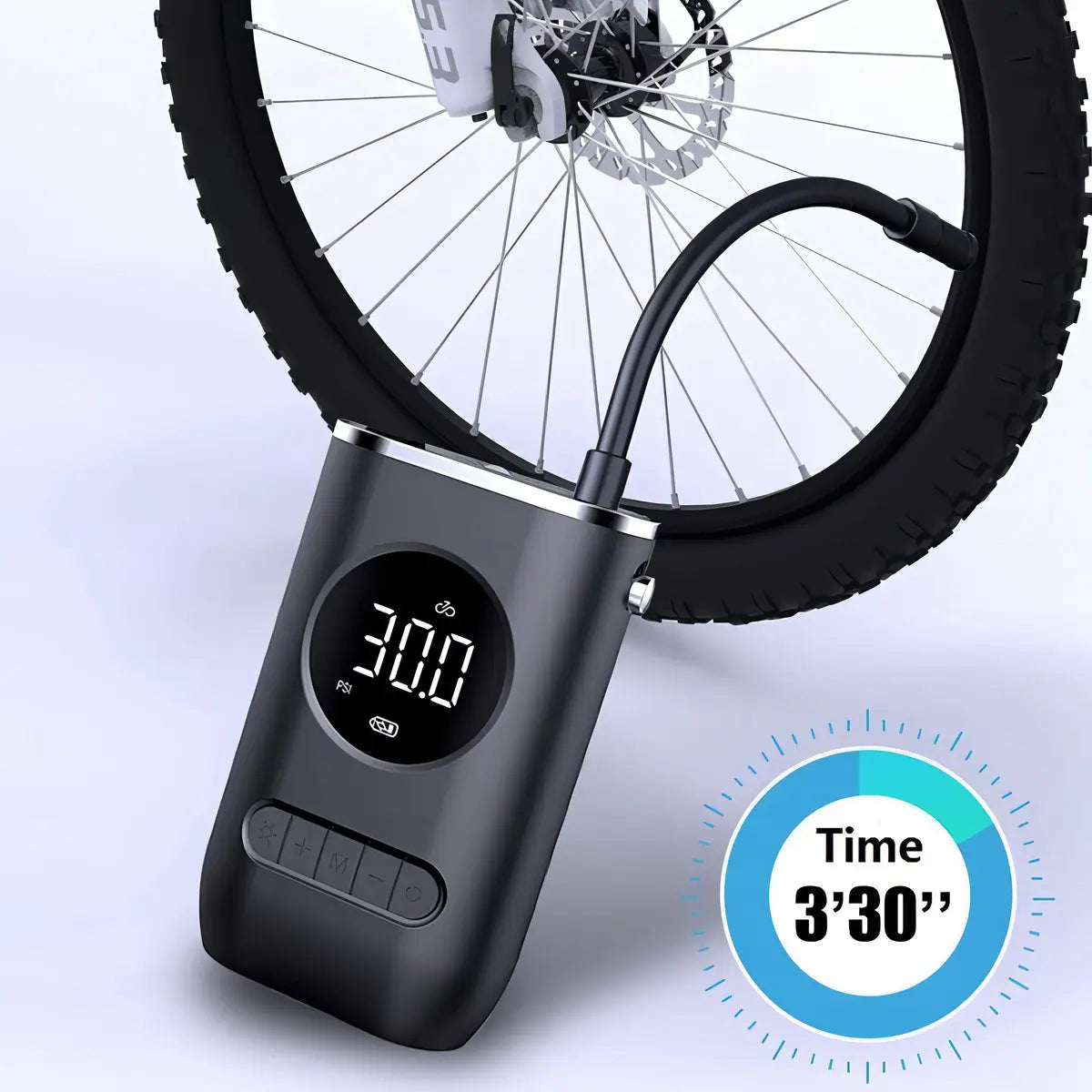 Inflador de llantas Portable Compresor Carro - Moto - Balon