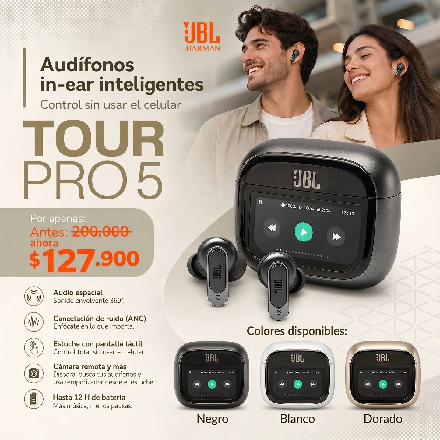 Audifonos JBL Tour Pro 5