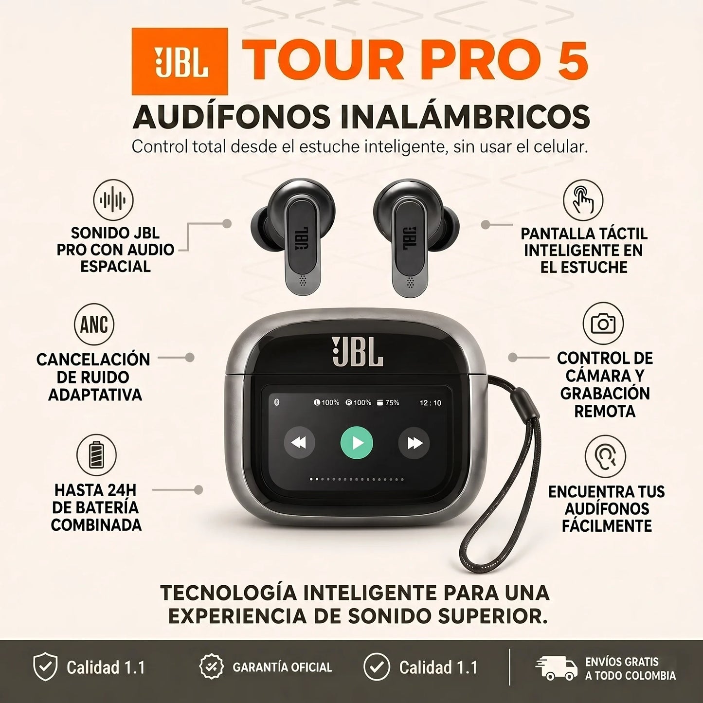Audifonos JBL Tour Pro 5